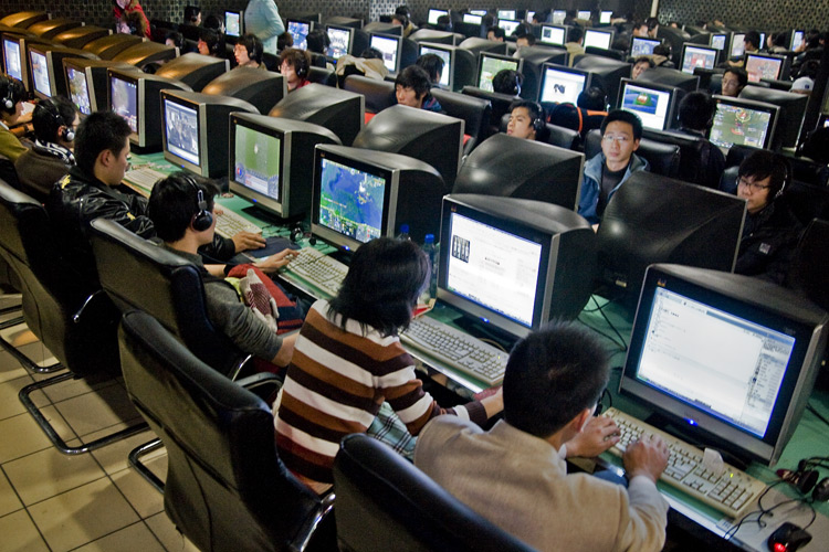 Chinese computer workers at the Golden Shield Censorship Project